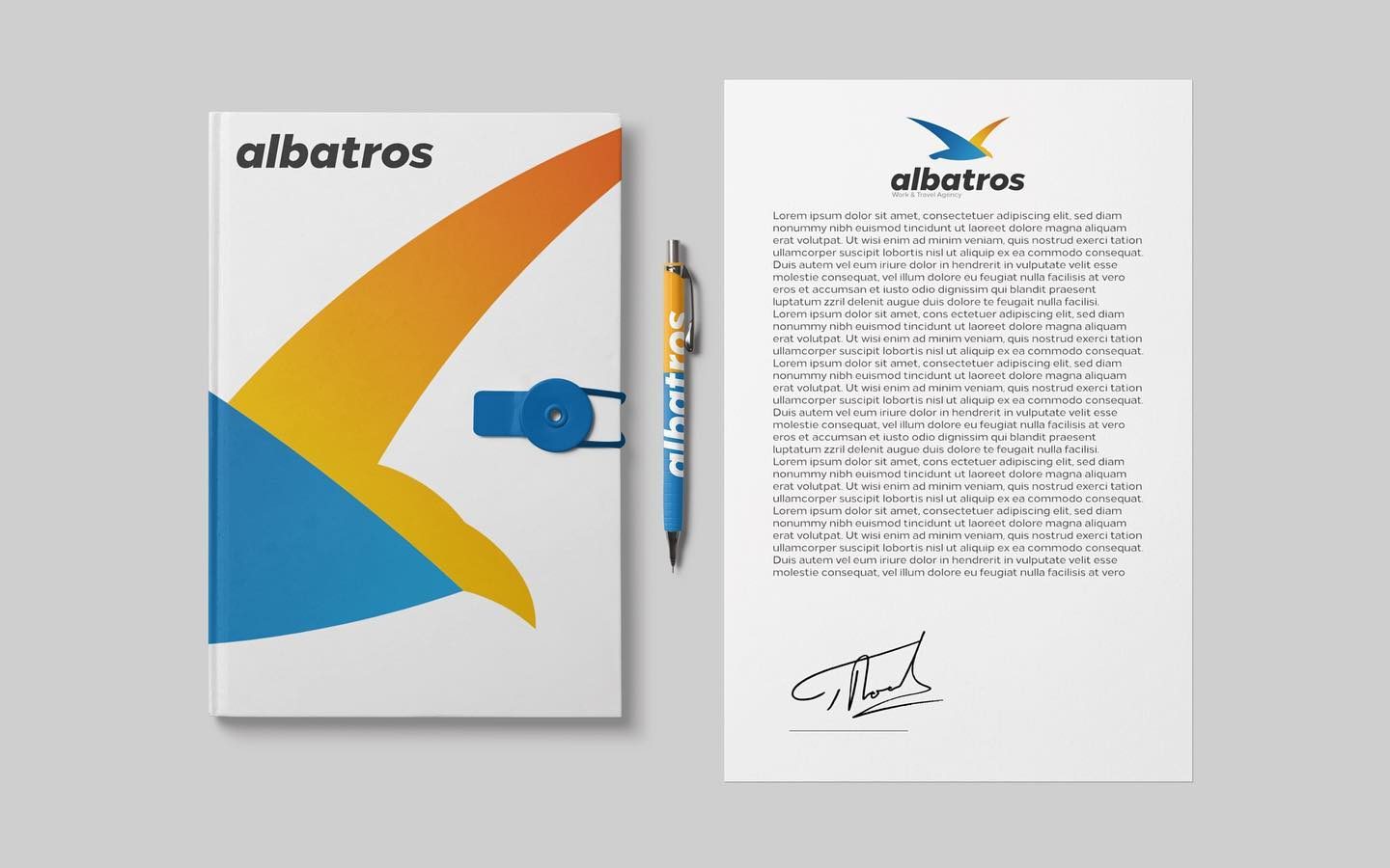 Albatros brand system, detail 3