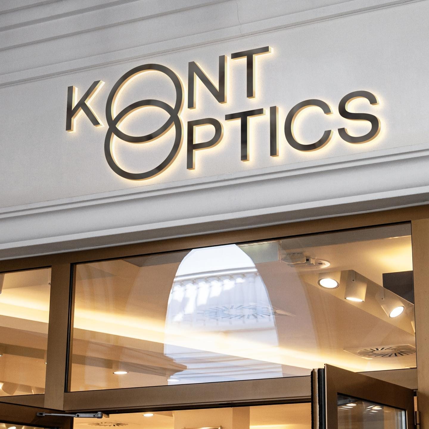 Kont Optics brand identity, detail 2