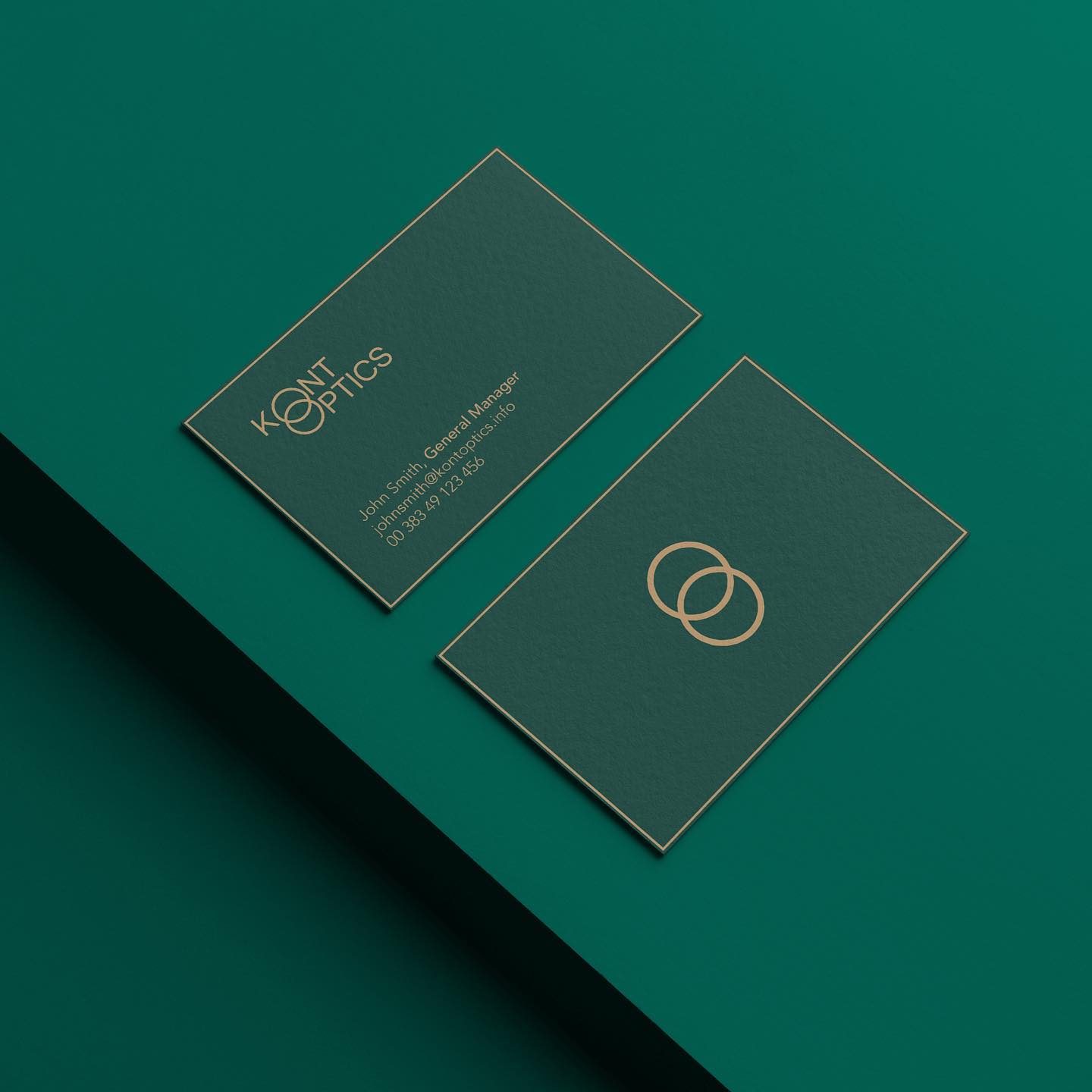 Kont Optics brand identity, detail 3